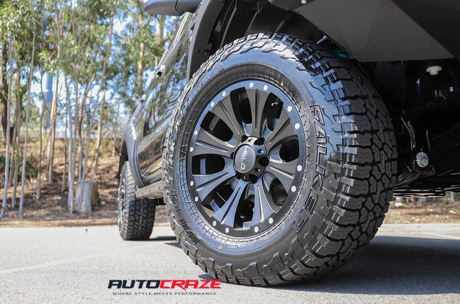 FORD RANGER HE901 SATIN BLACK DARK TINT